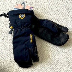 Men’s Hestra Army Leather Goretex 3 Finger Mitten